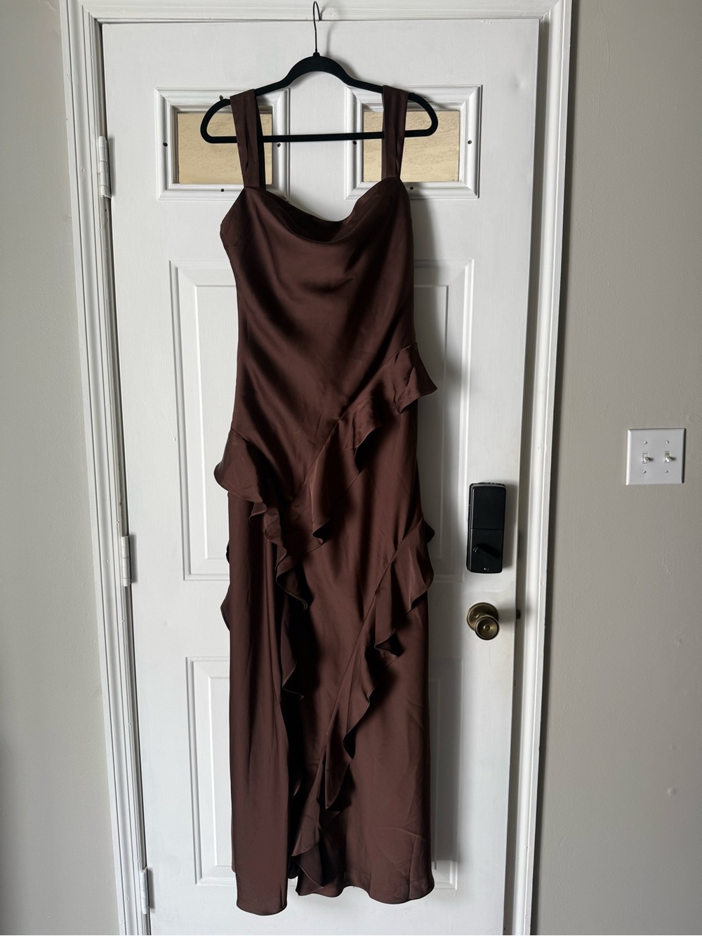 Birdy Grey Espresso Bridesmaid Wedding Guest Dress Size L